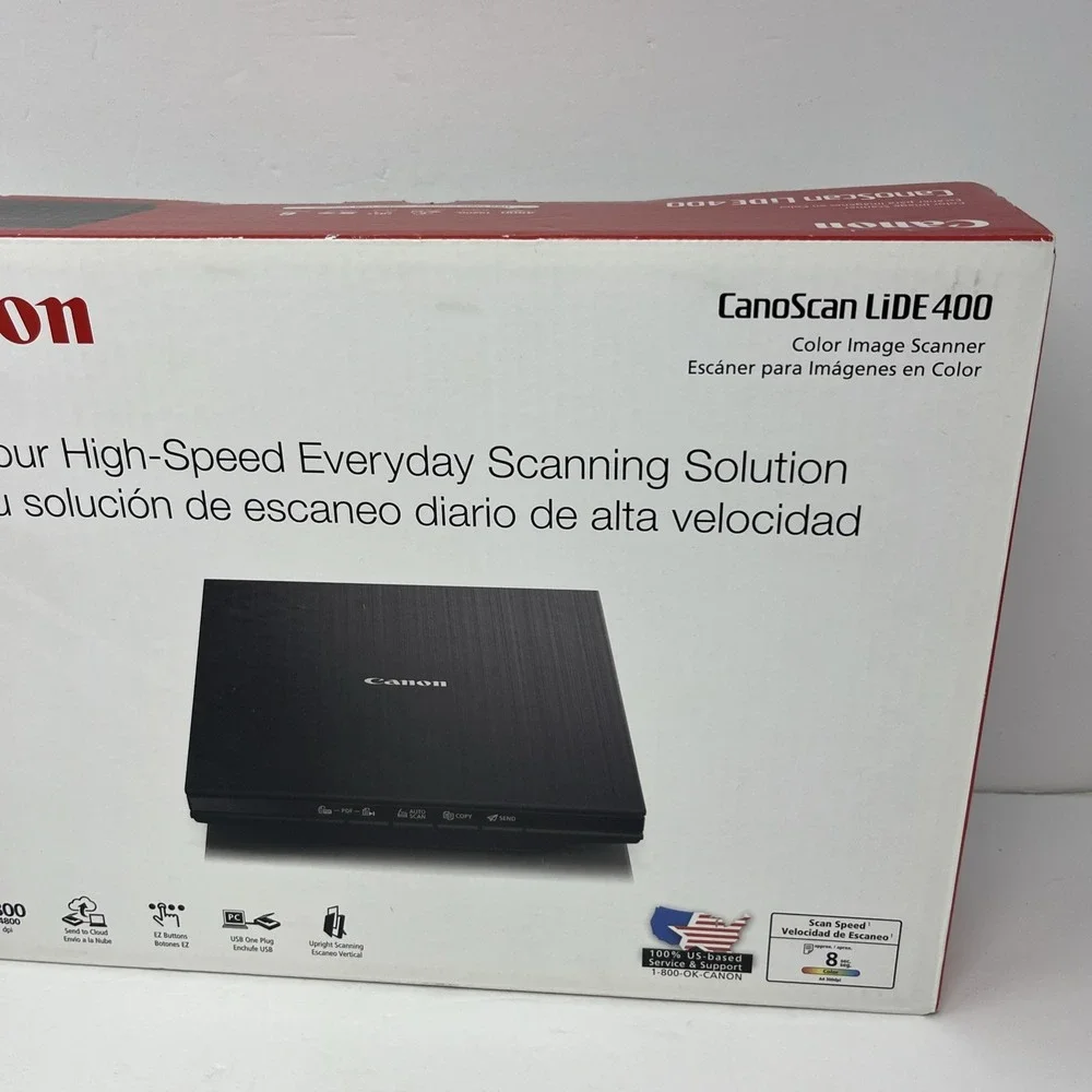 Canon CanoScan Lide 400 Slim Scanner, 2996C002 7.7
